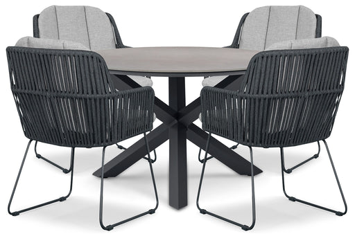 Domani Trivento/Xento 120 cm dining tuinset 5-delig