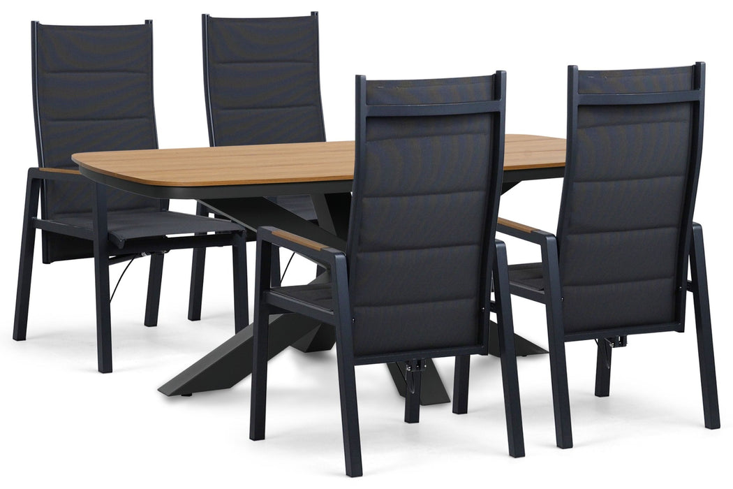 Lifestyle Essence/Camila 180x100 cm dining tuinset 5-delig
