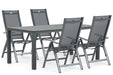 Hartman Royal Club/Mateo 180 cm dining tuinset 5-delig
