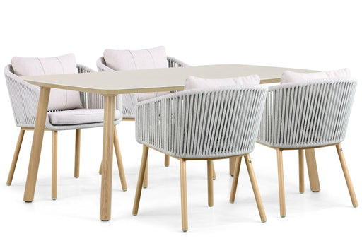 Lifestyle Bloom/Bloom 180 cm dining tuinset 5-delig