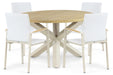 Lifestyle Brandon/Rockville 120 cm dining tuinset 5-delig
