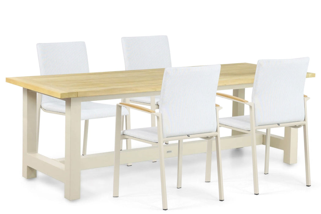 Lifestyle Brandon/San Francisco 200 cm dining tuinset 5-delig - 22885