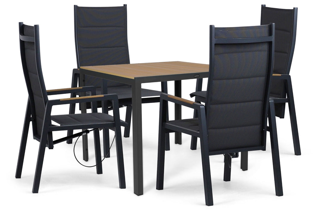 Lifestyle Essence/Creta 90x90 cm dining tuinset 5-delig - 25771