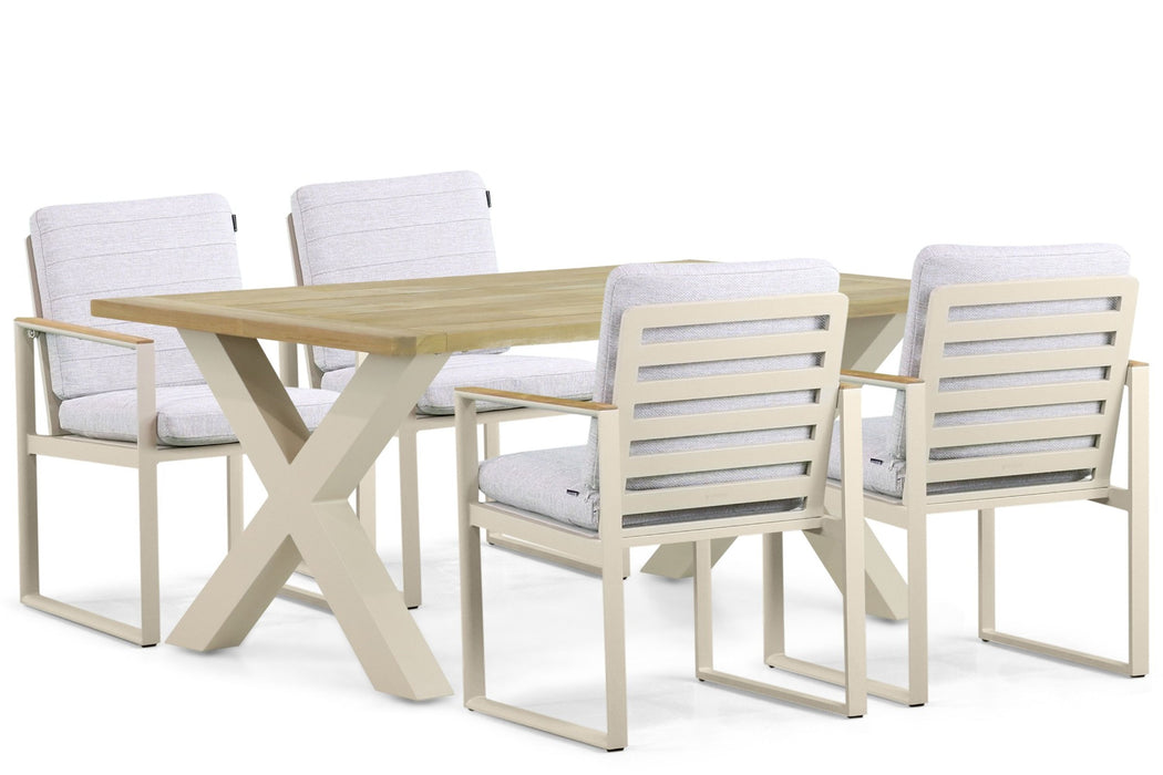 Lifestyle Faro/Cardiff 180 cm dining tuinset 5-delig