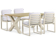 Lifestyle Faro/Cardiff 180 cm dining tuinset 5-delig