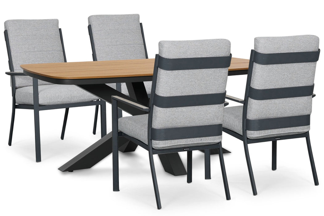 Lifestyle Lecce/Camila 180x100 cm dining tuinset 5-delig