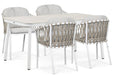 Lifestyle Morano/Tavona 160x90 cm dining tuinset 5-delig