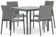 Lifestyle Rome/Cesar 90 cm dining tuinset 5-delig
