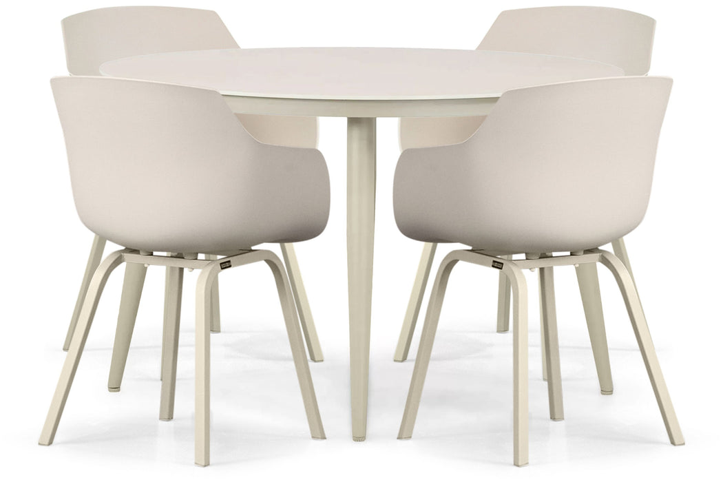 Lifestyle Salina/Vienna 120 cm dining tuinset 5-delig - 22803