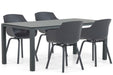 Lifestyle Salina/Mateo 180 cm dining tuinset 5-delig - 23001
