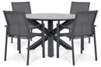 Lifestyle Timo/Orino 130 cm dining tuinset 5-delig