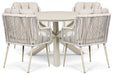 Lifestyle Tivoli/Xento 120 cm dining tuinset 5-delig - 25871