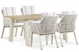 Lifestyle Verona/Glasgow 180 cm dining tuinset 5-delig