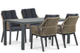 Lifestyle Verona/Mateo 180 cm dining tuinset 5-delig - 22998