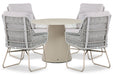 Lifestyle Vicente/Serino 100 cm dining tuinset 5-delig - 25601