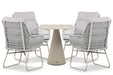 Lifestyle Vicente/Serino 70x70 cm dining tuinset 5-delig - 25608
