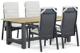 Lifestyle Vivaro/San Francisco 200x100 cm dining tuinset 5-delig
