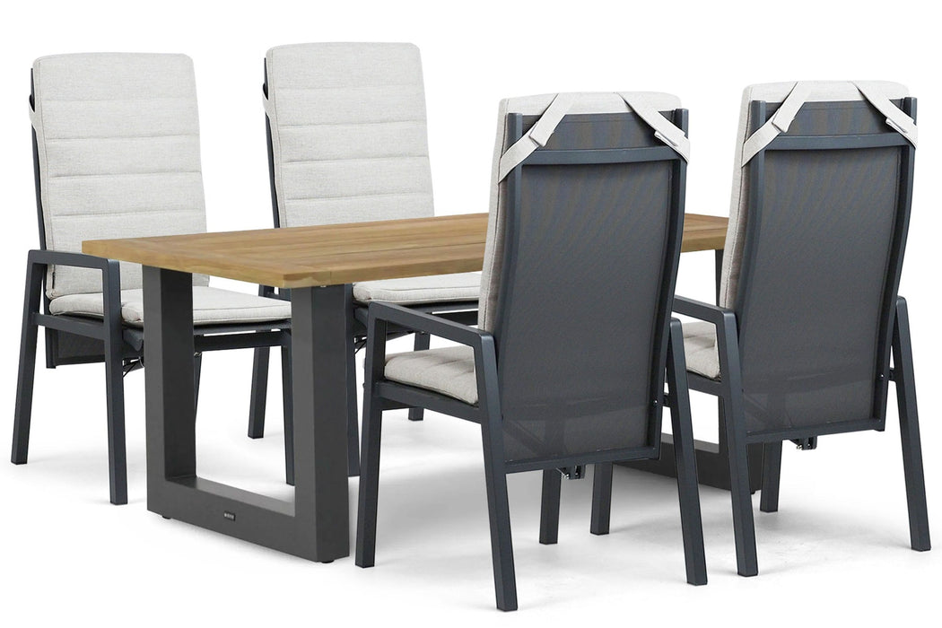Lifestyle Vivaro/Cardiff 180x100 cm dining tuinset 5-delig - 25664