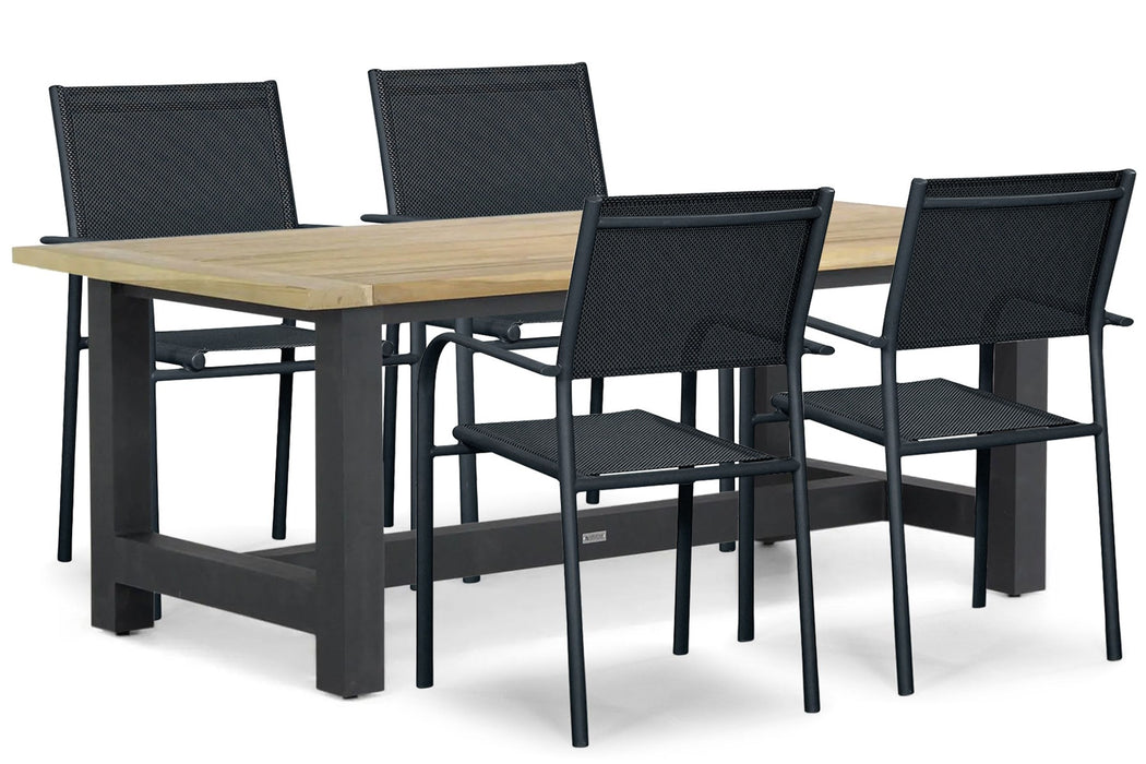 Presto Brentino/San Franscisco 200x100 cm dining tuinset 5-delig