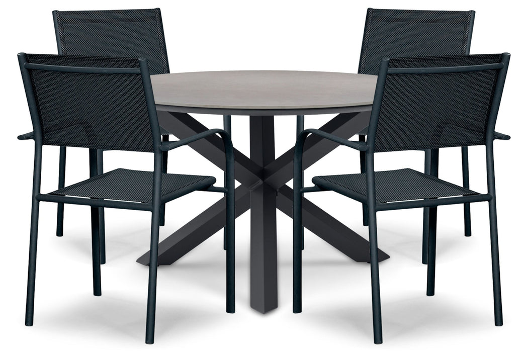 Presto Brentino/Xento 120 cm dining tuinset 5-delig