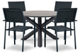 Presto Brentino/Xento 120 cm dining tuinset 5-delig