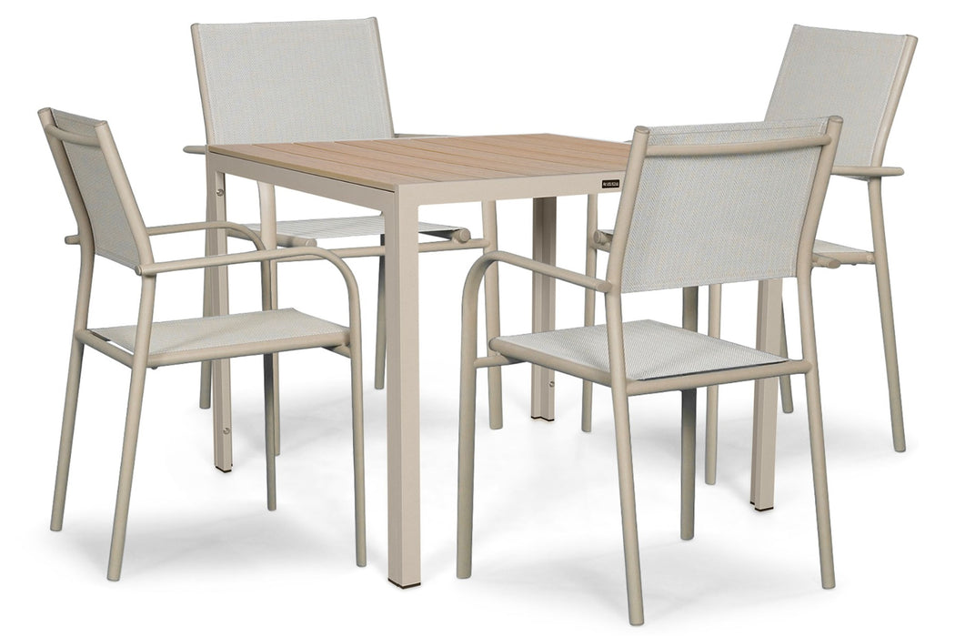 Presto Brentino/Creta 90x90 cm dining tuinset 5-delig - 26950