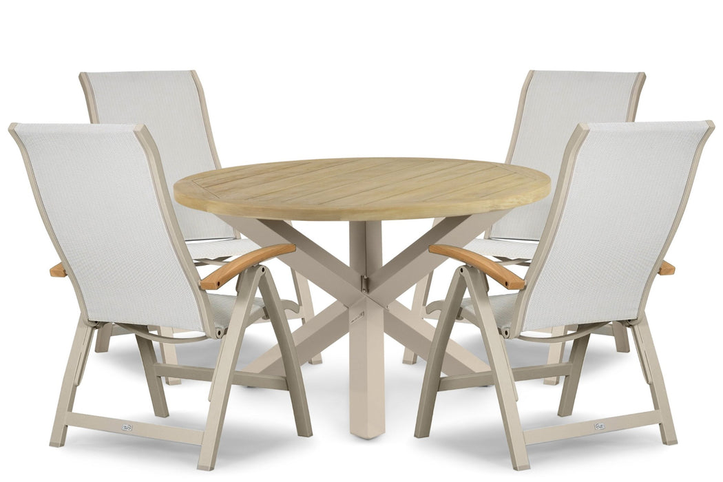 Presto Tarenta/Rockville 120 cm dining tuinset 5-delig