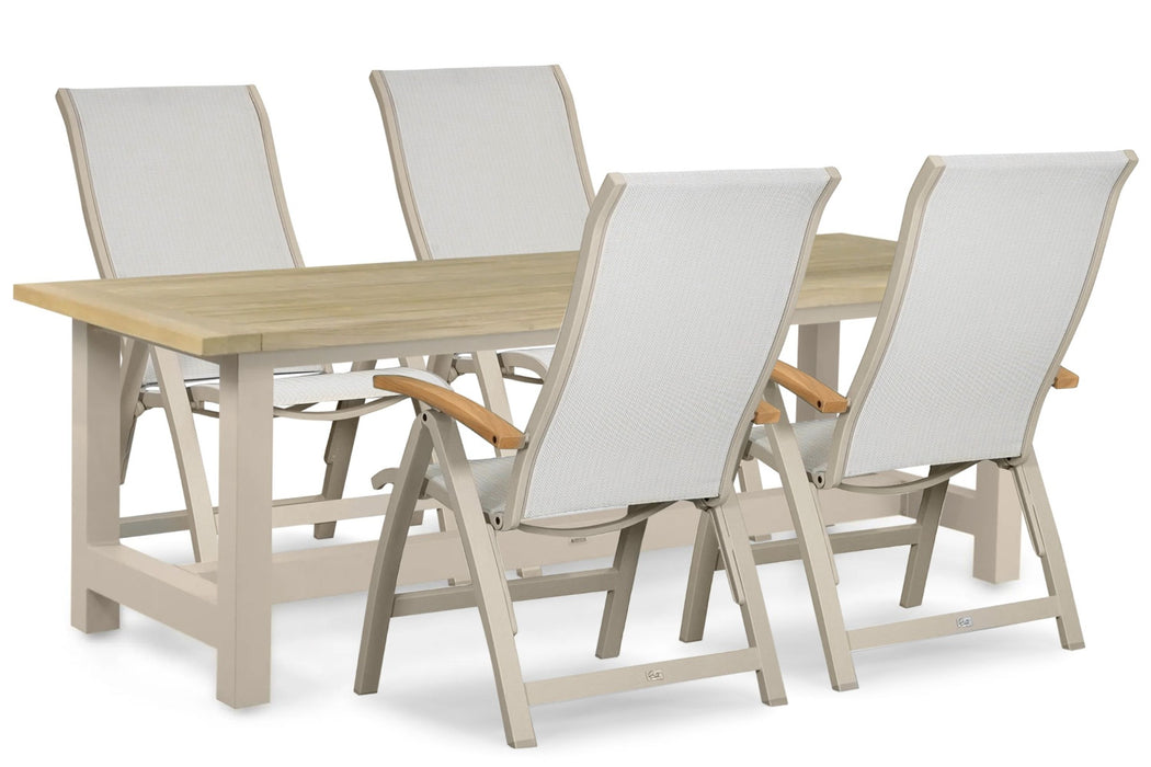 Presto Tarenta/San Francisco 200x100 cm dining tuinset 5-delig