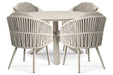 Santika Marani/Xento 120 cm dining tuinset 5-delig - 26078