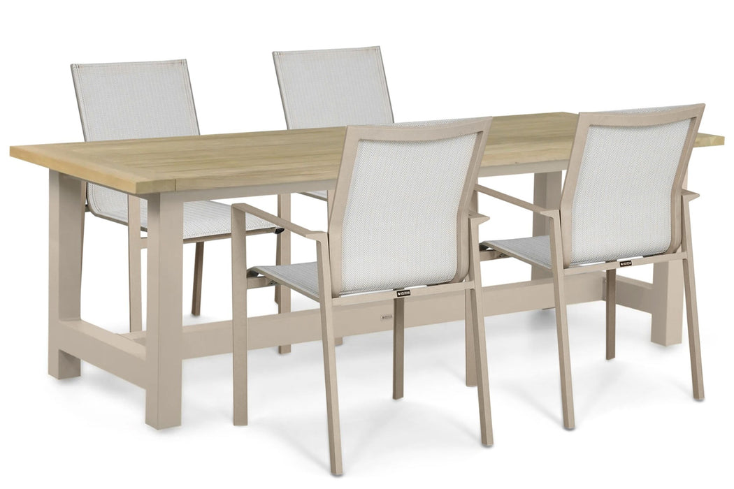 Lifestyle Timo/San Francisco 200x100 cm dining tuinset 5-delig - 26482