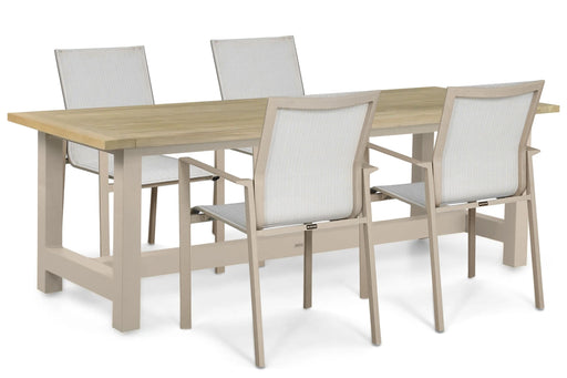 Lifestyle Timo/San Francisco 200x100 cm dining tuinset 5-delig - 26482
