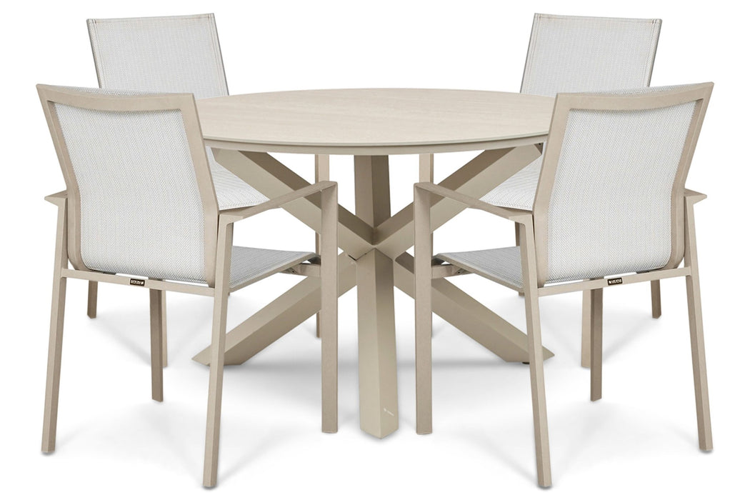 Lifestyle Timo/Xento 120 cm dining tuinset 5-delig - 26472