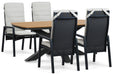 Lifestyle Vivaro/Camila 180x100 cm dining tuinset 5-delig
