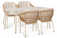 De Laan Malaga/Tavano 160x90 cm dining tuinset 5-delig - 25815