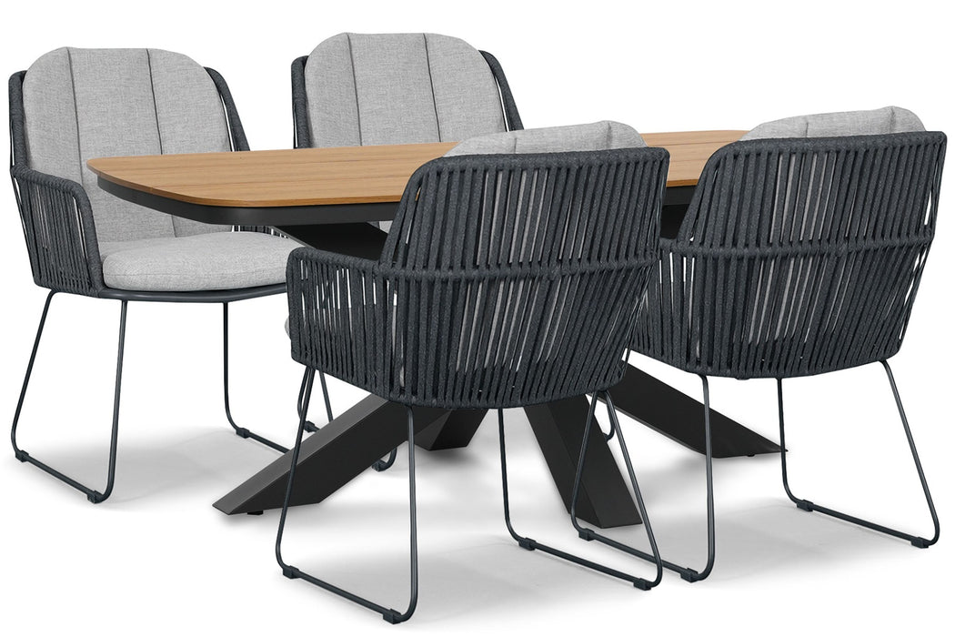 Domani Trivento/Camila 180x100 cm dining tuinset 5-delig