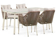 Lifestyle Marbella/Tavano 160 cm dining tuinset 5-delig - 23070