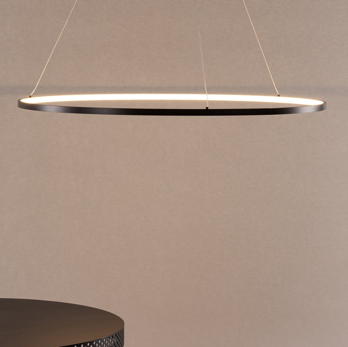 Nohr Hanglamp Isaias Ring LED 100cm - zwart