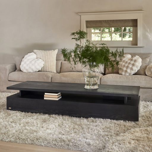 Rivièra Maison Salontafel 5th Avenue Eikenhout, 200 x 70cm - Black