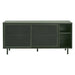 Nest of Nora Dressoir Evin - 160 cm met schuifdeuren en lades - Metaal - Groen
