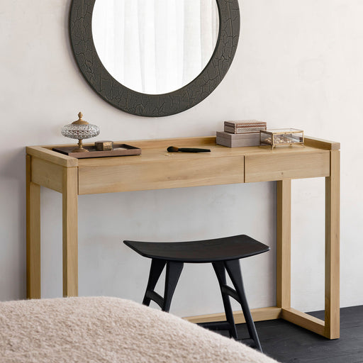 Ethnicraft Bureau Frame Geolied Eikenhout, 120 x 43cm - Naturel