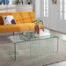 Kave Home Salontafel Burano Set van 2 stuks Glas - Transparant - ThatLyfeStyle