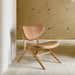 Ethnicraft Fauteuil Eye Gevernist Eikenhout en leder - Naturel