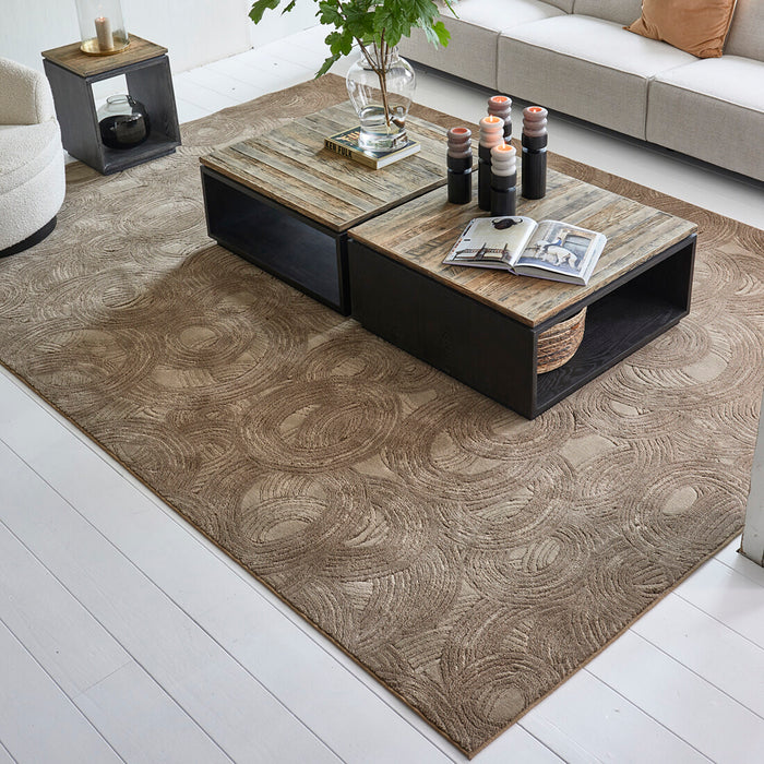 Rivièra Maison Vloerkleed Delfina 280 x 390cm - Taupe