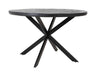 Light & Living Ronde Eettafel Yellov - Zwart