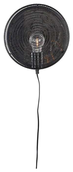 ZILT Wandlamp Sidse, 25.5cm - Zwart
