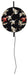 ZILT Wandlamp Birds 48cm - Zwart