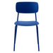 Set van 4 - Nest of Nora Eetkamerstoelen Elin - Metaal - Kobaltblauw