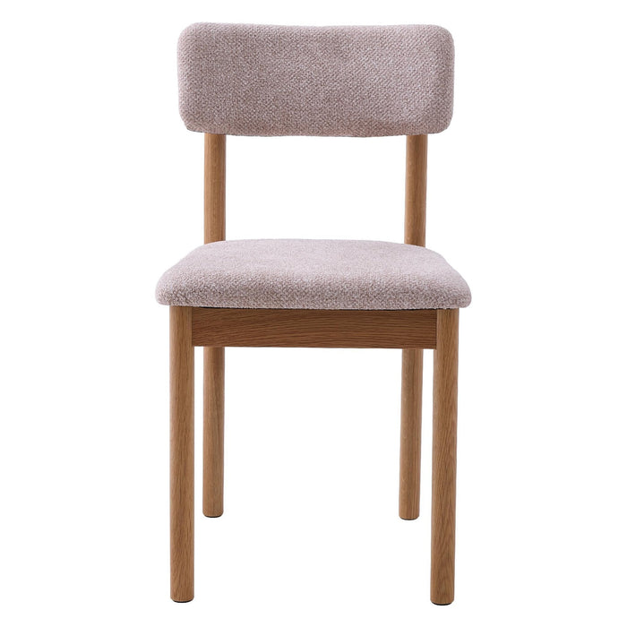 Set van 2 - Nest of Nora Eetkamerstoelen Ivy - Stoffen - Zand