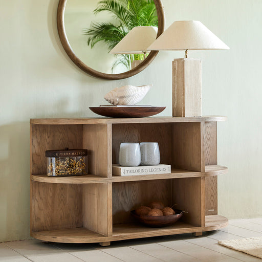 Rivièra Maison Sidetable Del Rey Eikenhout, 140cm - Bruin - ThatLyfeStyle