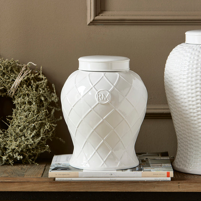 Rivièra Maison Pot RM Piombino - Wit - ThatLyfeStyle